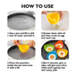 4 PCS/Set Food Grade Silicone Heat Resistant Silicone Egg Poacher Cups
