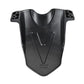 Black front fender underside with central V ridge and mounting tabs