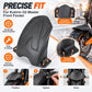 Black front fender with accurate hole positions and molded one-piece design