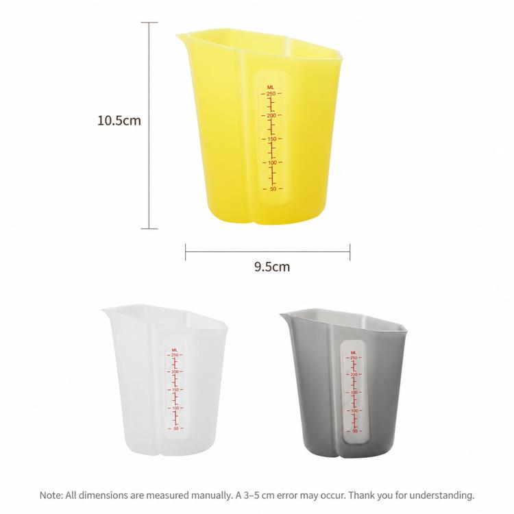 Silicone Collapsible Kitchen Measuring Cup with ML Scale
