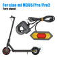 Electric scooter turn signal set with control module, wiring harness, and rear light