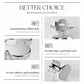 Flower-shaped silver toilet flush button pusher with smooth chrome finish