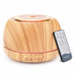 SS13 Colorful Wood Grain 300ml Aroma Diffuser with Remote Control