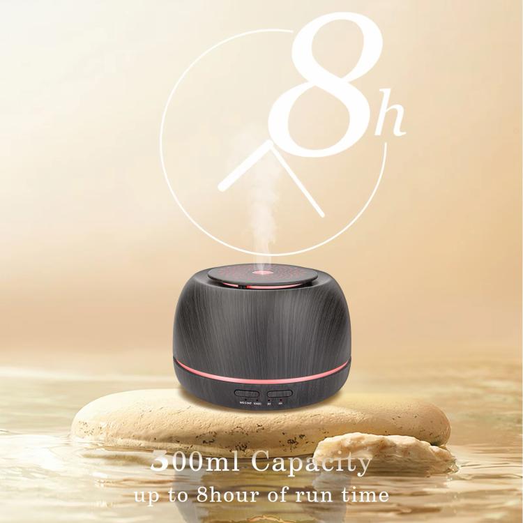 SS13 Colorful Wood Grain 300ml Aroma Diffuser with Remote Control