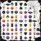 Assorted Halloween mochi squishy figures, multiple animal and ghost shapes