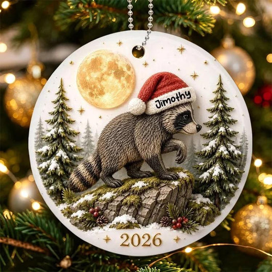 Christmas Decorative Raccoon Keychain Viral Jimothy Raccoon Ornament Creative Gift, 10cm Ornaments, 20cm Ornaments, 30cm Ornaments, Type A Keychain, Type B Keychain, Type C Keychain