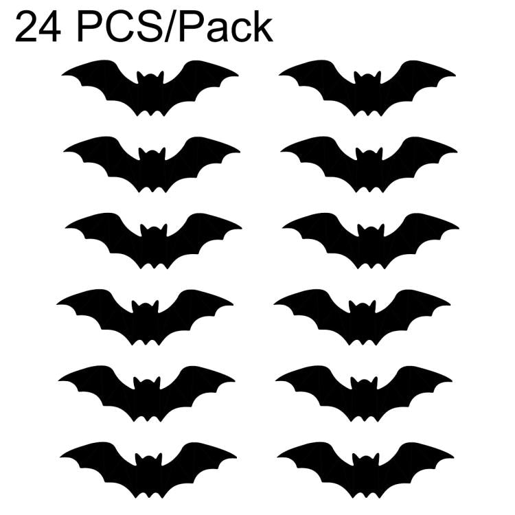 Halloween LED Glowing Bat Wall Decorations Kit, 12 PCS/Pack, 24 PCS/Pack, 36 PCS/Pack, 48 PCS/Pack, 60 PCS/Pack, 1 PC 3D