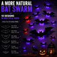 Halloween LED Glowing Bat Wall Decorations Kit, 12 PCS/Pack, 24 PCS/Pack, 36 PCS/Pack, 48 PCS/Pack, 60 PCS/Pack, 1 PC 3D