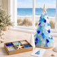 DIY Sea Glass Christmas Tree Craft kit, Type A, Type B, Type C, Type D, Type E
