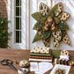 Quilted orangutan bow sewing kit with patchwork fabric pieces and sewing instructions