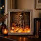DIY Lighted Halloween Ornament Shadow Box Night Light Kit, 22.1x17.1x4.6cm, 31.8x22.8x4.6cm