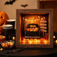 DIY Lighted Halloween Ornament Shadow Box Night Light Kit, 22.1x17.1x4.6cm, 31.8x22.8x4.6cm