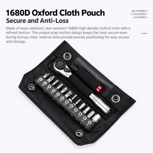 WEST BIKING Bicycle Repair Tool Ratchet Wrench Screwdriver Combo Kit for Mountain & Road Bikes, Ratchet Wrench Kit