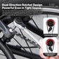 Dual-direction ratchet wrench head with screwdriver shaft for bicycle repairs