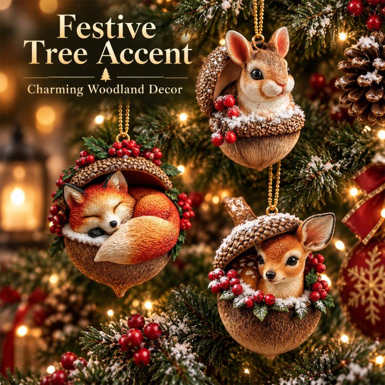 Charming Animal Christmas Ornaments