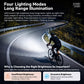 WEST BIKING Under Mount Carbon Fiber Bike Front Light Cycling Headlight