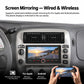 Car stereo supporting screen mirroring with photo display on screen