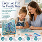 Ocean pearl art DIY kit artwork canvas with blue sea turtle rhinestone bead design