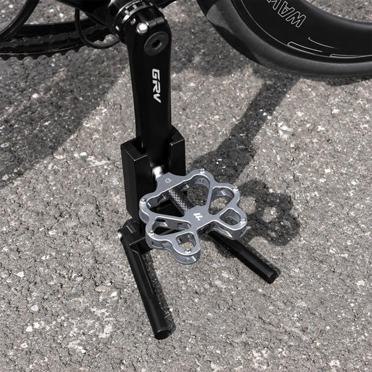 WEST BIKING Bike Crank Kickstand Portable Folding Bicycle Parking Stand, YP0723032