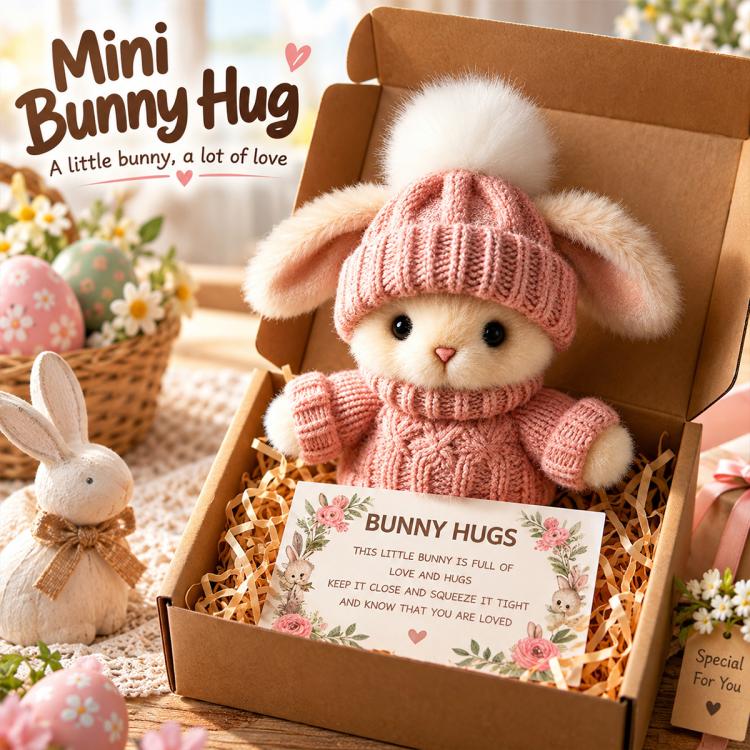 Mini Bunny Hug Cute Easter Gift
