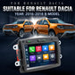 7-inch car MP5 head unit front view with touchscreen and app icons