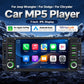 7-inch car MP5 player with touchscreen showing phone apps icons