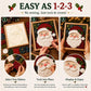 DIY Christmas Fabric Art Painting Kit, 20cm With Frame