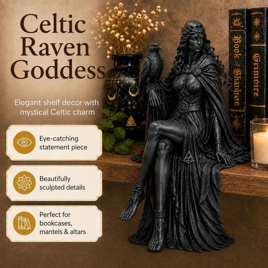 Raven Goddess Desktop Ornament