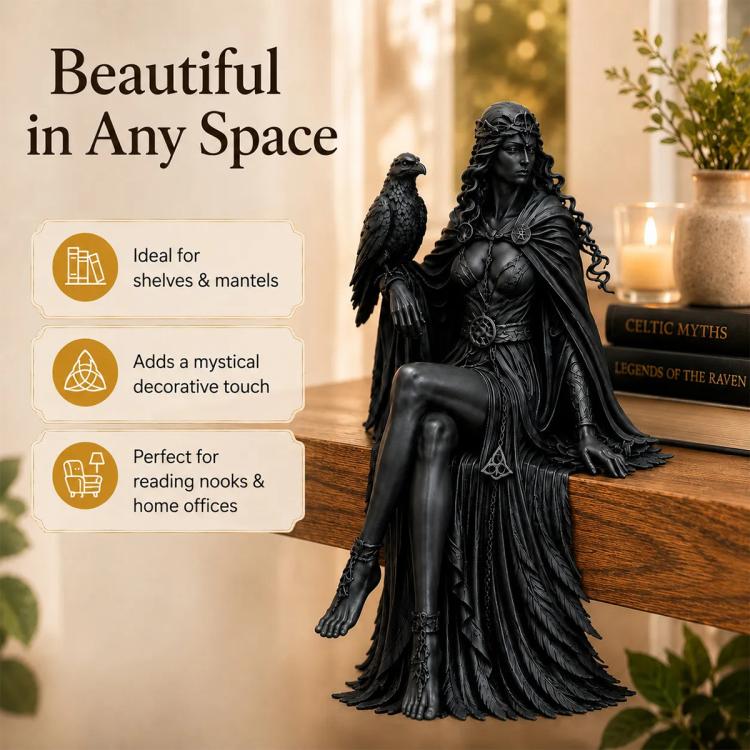 Raven Goddess Desktop Ornament