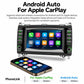 7-inch car MP5 player head unit with touchscreen app icons and side buttons