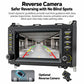 7-inch car MP5 player head unit showing reverse camera parking guide lines
