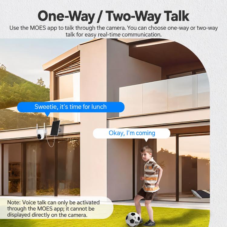 WCM-G20-S Outdoor Security Waterproof Camera, Support Remote Control / Solar Charging