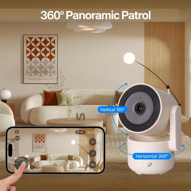 WCM-P52 4MP Smart WiFi Security Camera Supports Infrared Night Vision & Motion Detection, WCM-P52