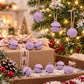 100 PCS/Pack Painted Small Round Bell Charms for DIY Keychains, Pet Accessories and Christmas Decor, 14mm
