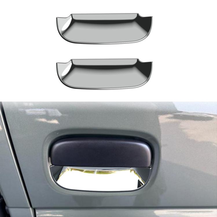 Car door handle protective cover set, electroplated mirror finish, pair pieces