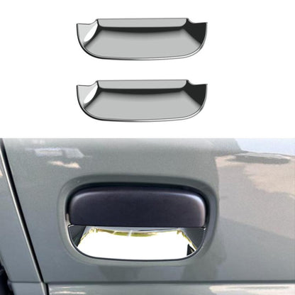 Car door handle protective cover set, electroplated mirror finish, pair pieces