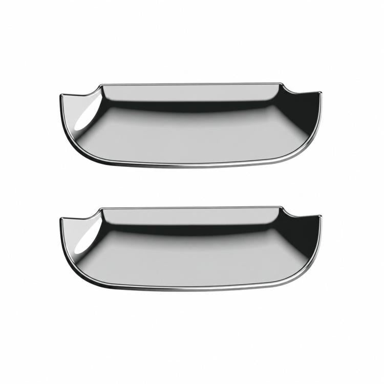 Car door handle protective cover set, electroplated mirror finish, front pair pieces