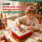 Christmas Themed 3D Pegboard Mushroom Nails Kids DIY Educational Toy Set