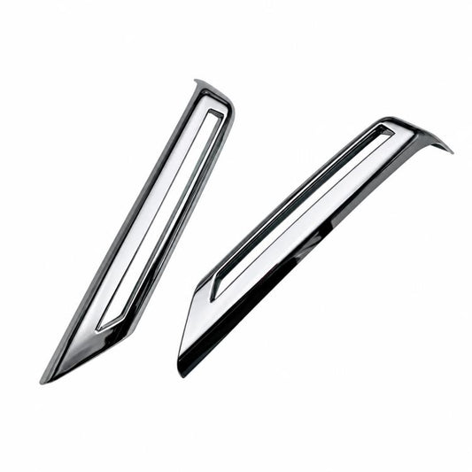 1 Pair Car Rear Bumper Fog Light Chrome Trim Bezel for Daihatsu Tanto Custom 2023, Rear Bumper Trim Bezel
