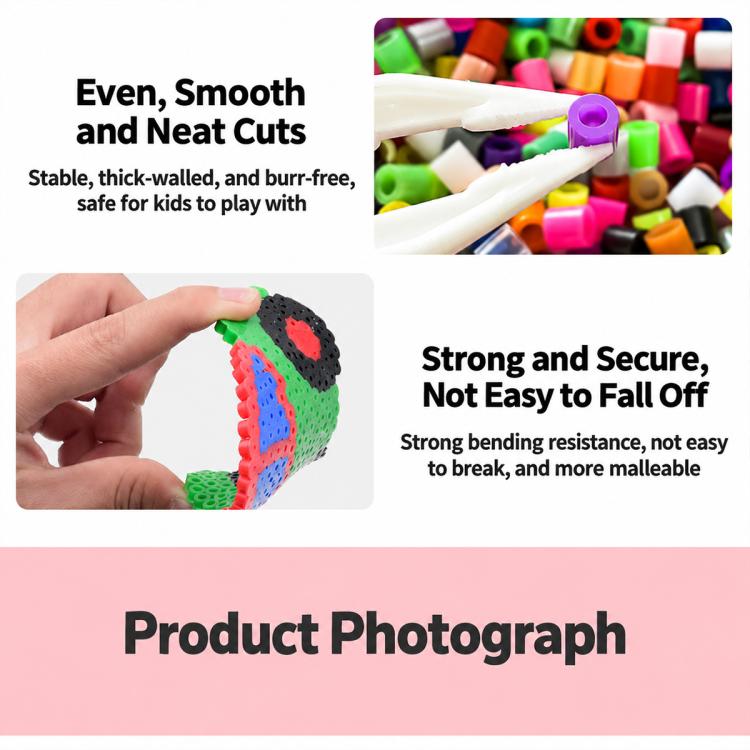 250g/Pack 2.6mm Fuse Beads 3D Puzzle DIY Refill Pack Approx. 23,000 PCS