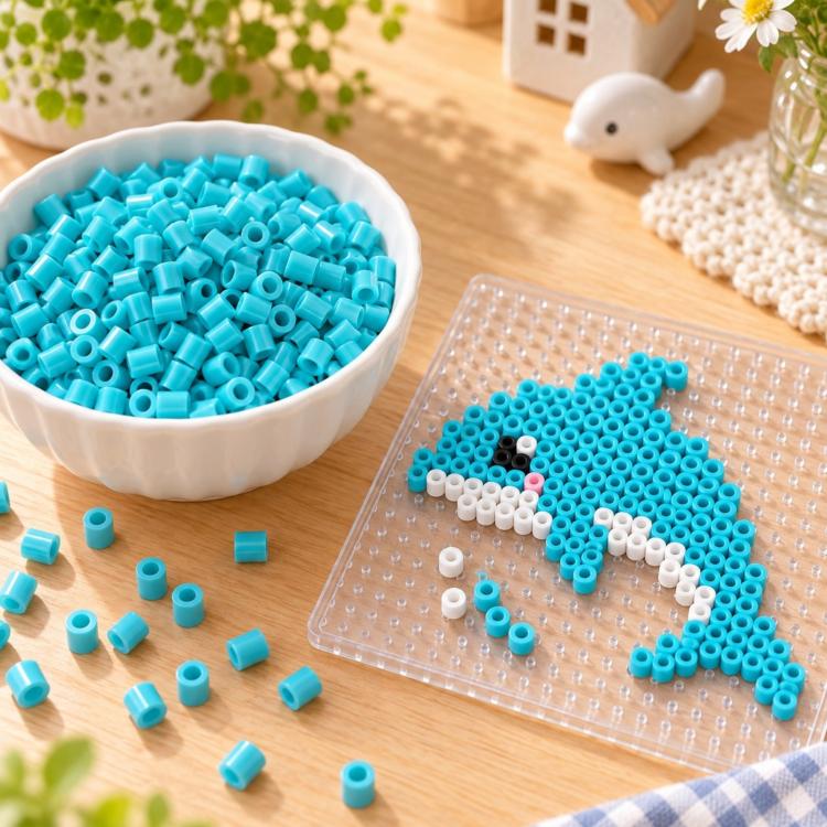 250g/Pack 5mm Fuse Beads 3D Puzzle DIY Refill Pack Approx. 4,000 PCS