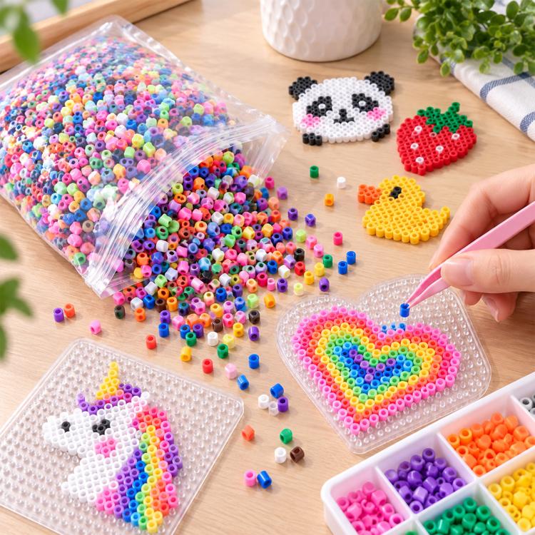 250g/Pack 5mm Fuse Beads 3D Puzzle DIY Refill Pack Approx. 4,000 PCS