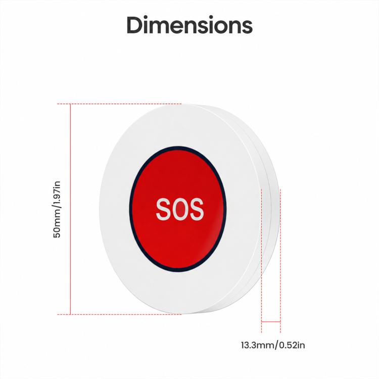 Remote-Controlled SOS Emergency Alert Smart Button