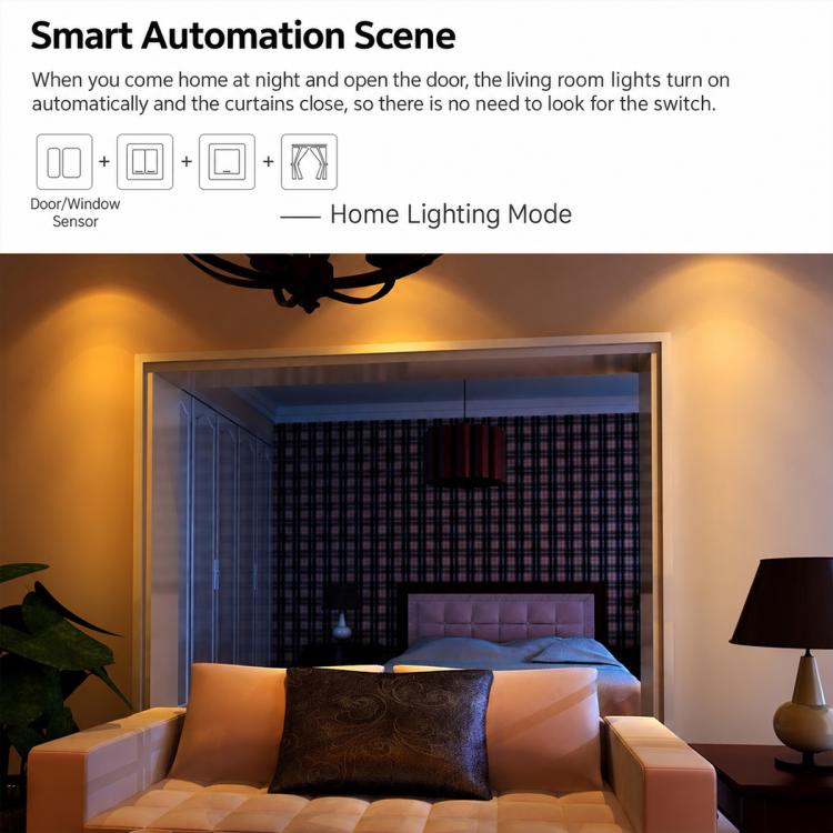 Smart Wireless Magnetic Door and Window Sensor Alarm