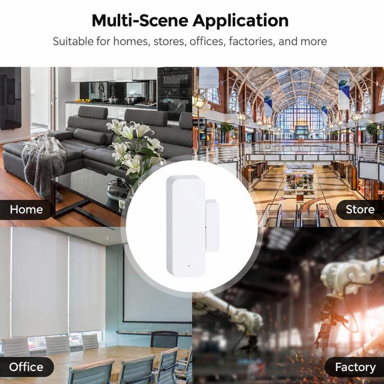 Smart Wireless Magnetic Door and Window Sensor Alarm