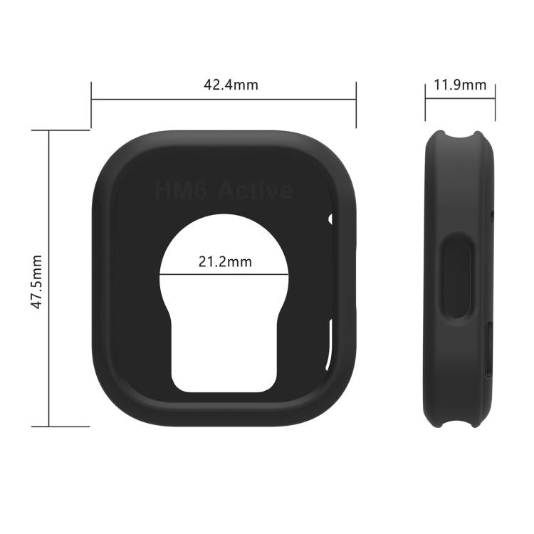 xDfind All-inclusive Silicone Watch Protective Case, For Redmi Watch 6 Active