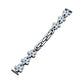xDfind Universal Sun Petal Metal Watch Band, 18mm, 20mm, 22mm