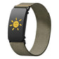 Epoxy Resin Metal Frame Nylon Watch Band, For Garmin CIRQA Smart Band
