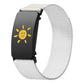 Epoxy Resin Metal Frame Nylon Watch Band, For Garmin CIRQA Smart Band