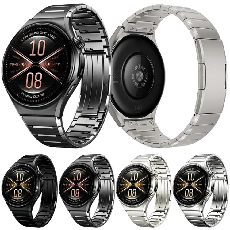 Quick Release Press Button Design One Bead Removable Titanium Alloy Watch Band, 22mm